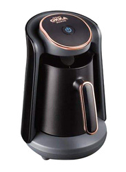 Arzum Okka 0.3L Minio Plastic Turkish Coffee Maker, 480W, OK004, Black/Copper