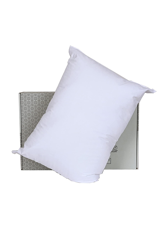 Thomaston Premium Polyester Bed Pillow, 800 GSM, 48 x 70cm, White