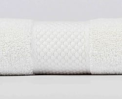 Thomaston Mills Soft Cotton Bath Towel, 680 GSM, 70 x 140cm, White