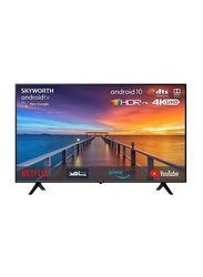 Skyworth 65-Inch 4K UHD LED Smart Android 10.0 TV, 65SUC8300, Black