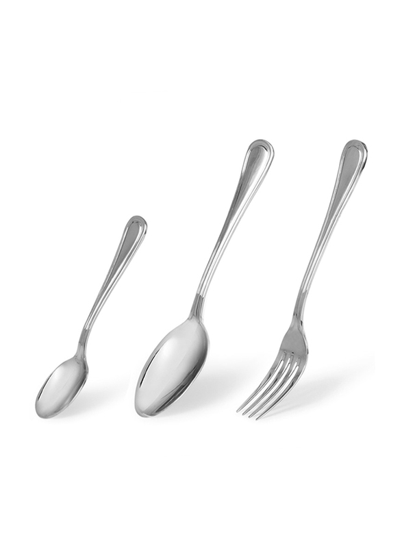

Fissman 12-Pieces Stainless Steel Monte Cutlery Set, 23x6.3x12 cm