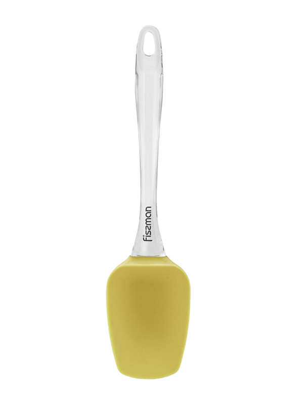 

Fissman 25cm Silicone Spatula, Yellow/Clear