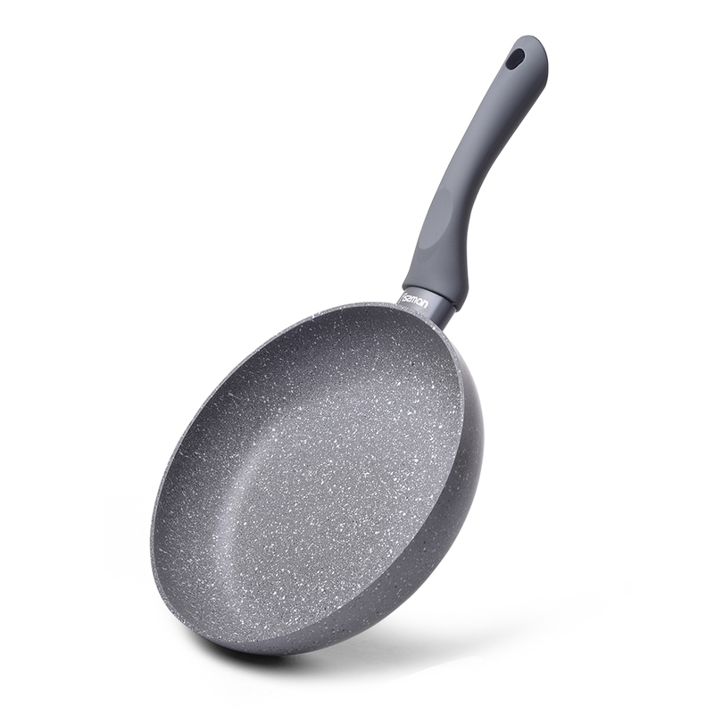 

Fissman 28cm Vulcano Aluminium Round Frying Pan with Induction Bottom and Non-stick Coating, Grey