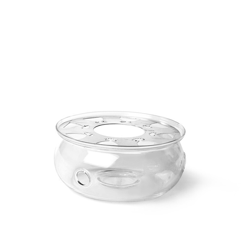 

Fissman 15cm Candle Heat Resistant Glass and Warmer Tea Pot, 15x8 cm, Clear