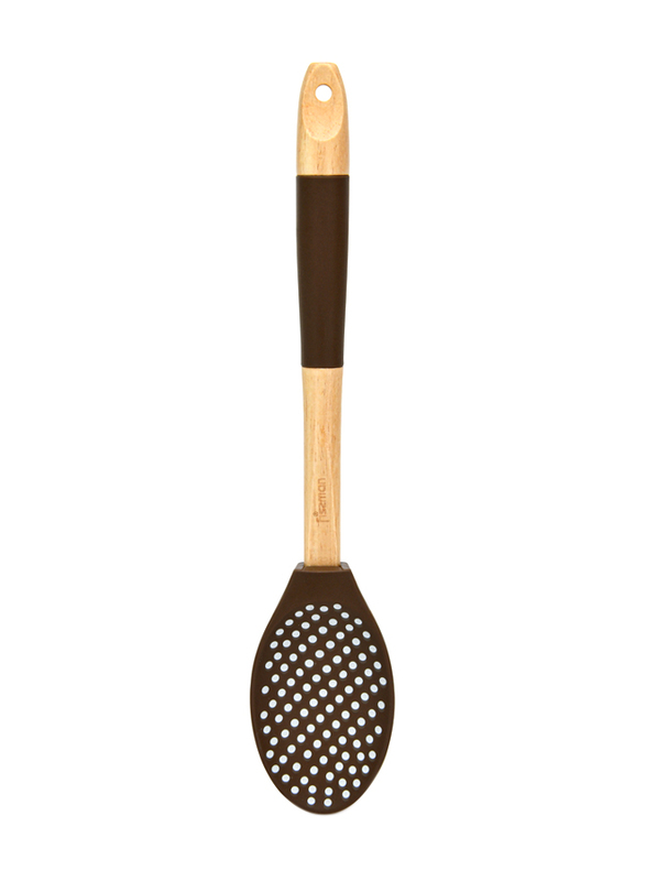 

Fissman 31.5cm Silicone Serving Spoon, Brown/Black