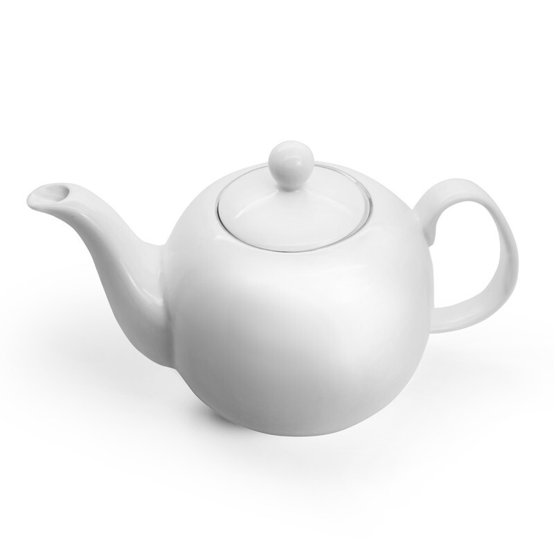 

Fissman Orfei Porcelain Tea Pot, 24.5x14x14.5 cm, White