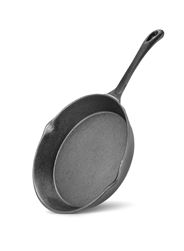 

Fissman 25cm Cast Iron Frying Pan, 4094, 41x4.6x25 cm, Black