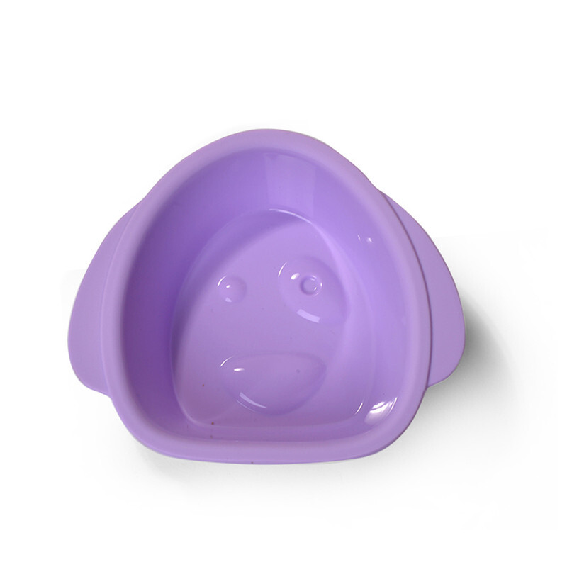 

Fissman Kids Puppy Design Silicone Deep Bowl, Pink