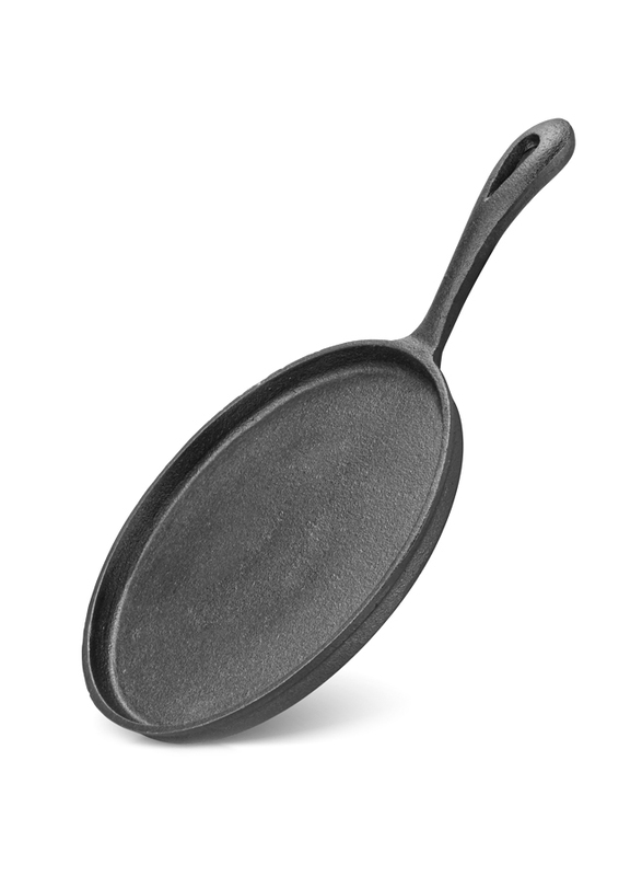 

Fissman 20cm Cast Iron Crepe Pan, 4104, 32x1.5x20, Black