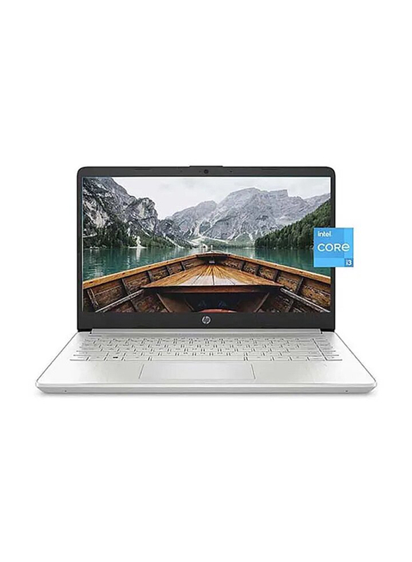 

HP 14-DQ2055WM Laptop, 14 inch FHD Display, Intel Core i3-1115G4 Up to 4.1GHz, 256GB SSD, 12GB RAM, Intel UHD Graphics, EN KB, Windows 10 Home, Silver