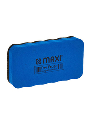 Maxi Whiteboard Magnetic Eraser, Mx-wbe31, Blue/Black