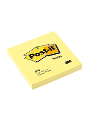 3M Post-It Sticky Notes, 3 x 3inch, 100 Piece, Yellow