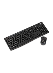 Logitech MK270 Wireless English Keyboard and Mouse Combo Set, Black
