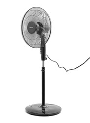 Nikai Pedestal Fan with High Performance Copper Motor, 65W, NPF1631T, Black