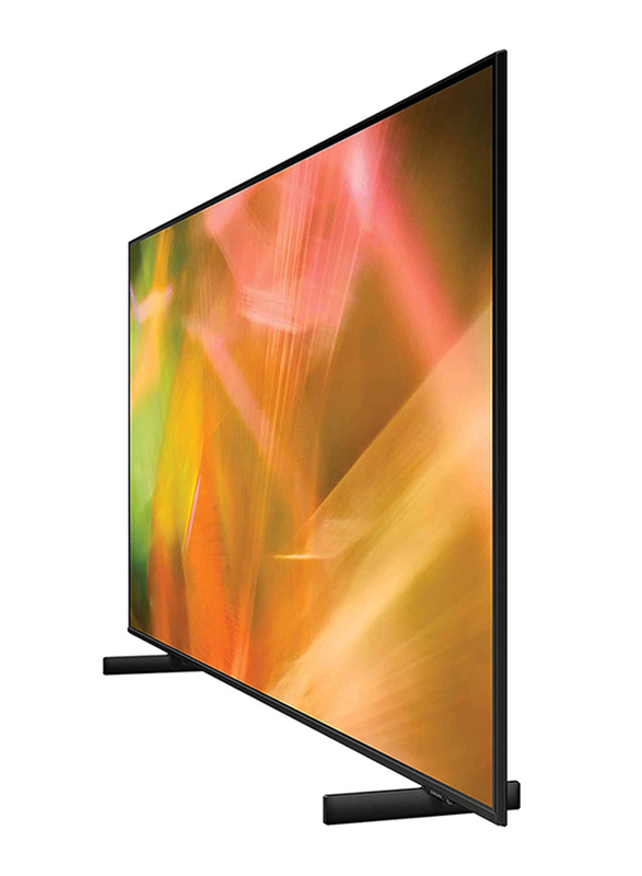 Samsung 43-Inch Au8000 Series 2021 4K Crystal Ultra HD LED Smart TV with Alexa Built-In, UN43AU8000FXZA, Black