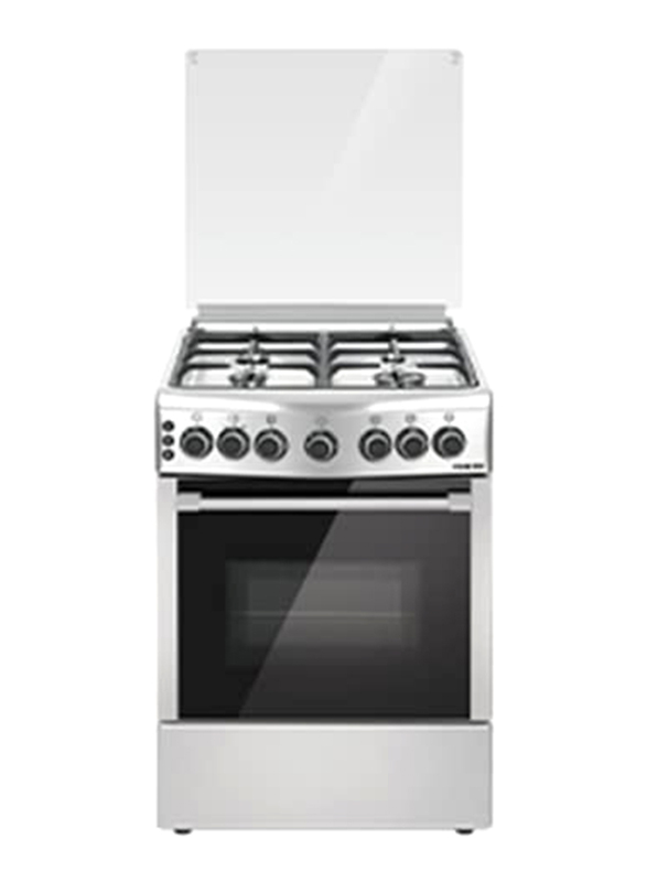 

Nikai 4-Burners Stainless Steel Gas Cooker, U6066FSSPTN10, Silver