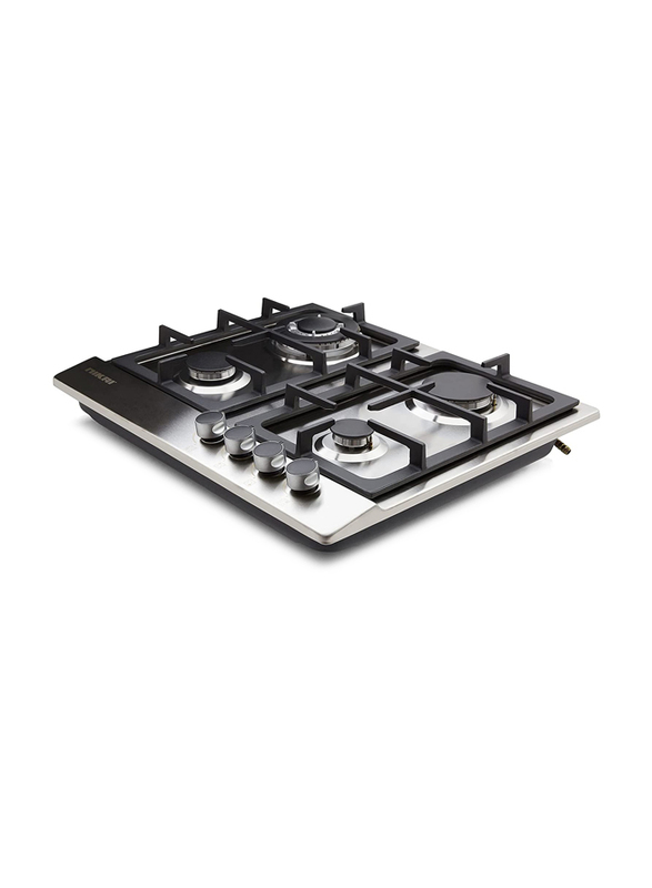 

Nikai 5 Burner Stainless Steel Built-In Gas Hob with Auto Ignition, NGH5005N, Silver