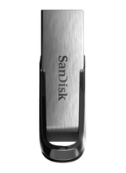 SanDisk 512GB Ultra Flair USB 3.0 Flash Drive, Silver/Black