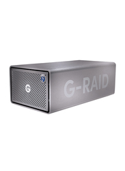 SanDisk Professional 24TB HDD G-Raid 2 External Portable Hard Drive, USB 3.2, Space Grey