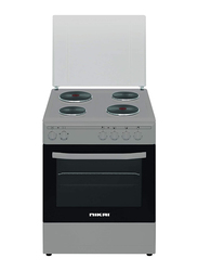 Nikai 4-Hot Plates Electric Cooker, NCR66S4HTR, Silver