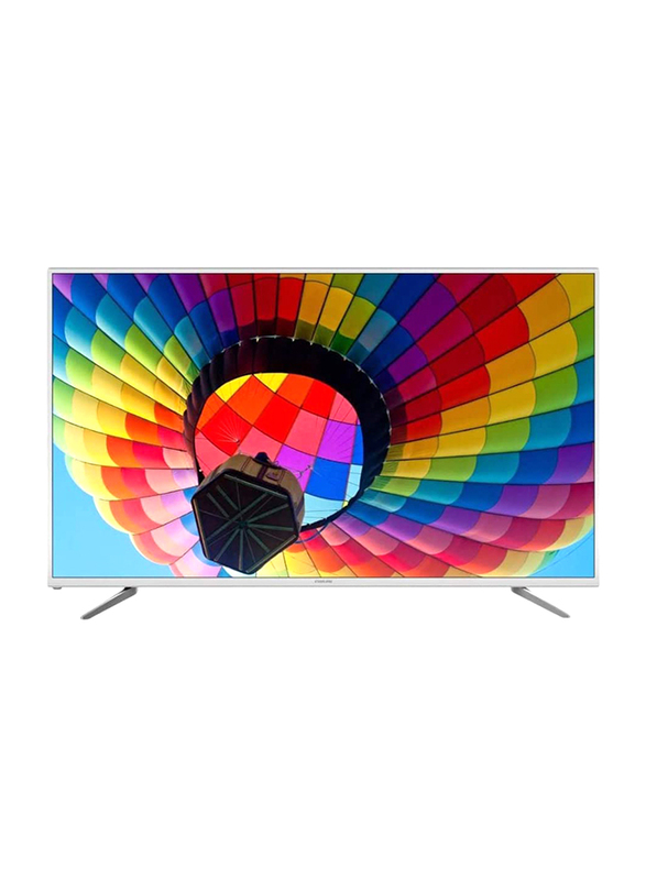 Nikai 75-Inch Flat 4K UHD Android TV, UHD75SLEDT, Silver