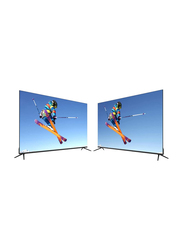 Nikai 75-Inch Flat 4K UHD LED Smart TV, NIK75MEU4STN, Grey