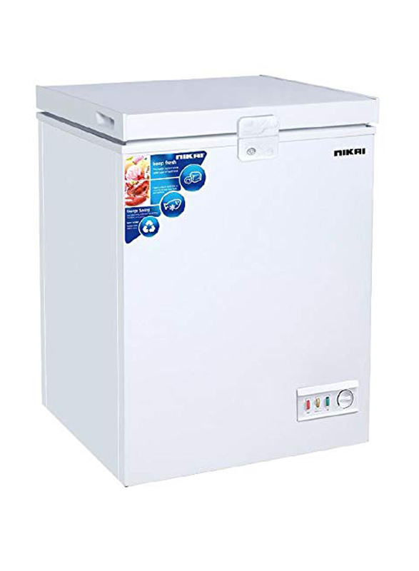 

Nikai 150L Single Door Chest Freezer, NCF150N5/N7, White
