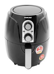 Nikai 3L Air Fryer Oil-Less Cooking, NAF2501M, Black/Silver