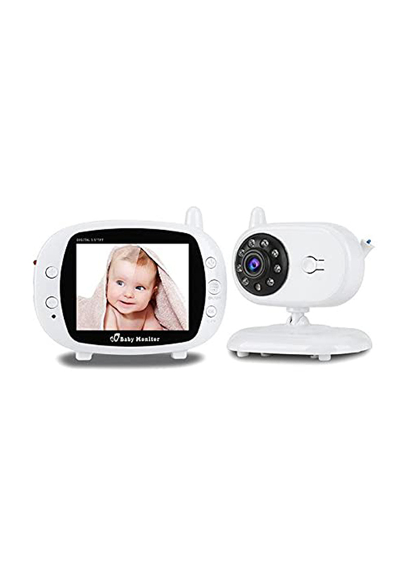 

Zhudele 3.5-Inch Wireless LCD Baby Monitor, White