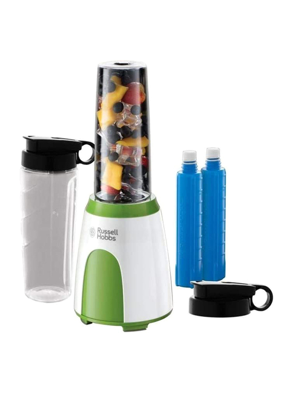 

Russell Hobbs Explore Mix & Go Cool Smoothie Maker, 300W, White/Green