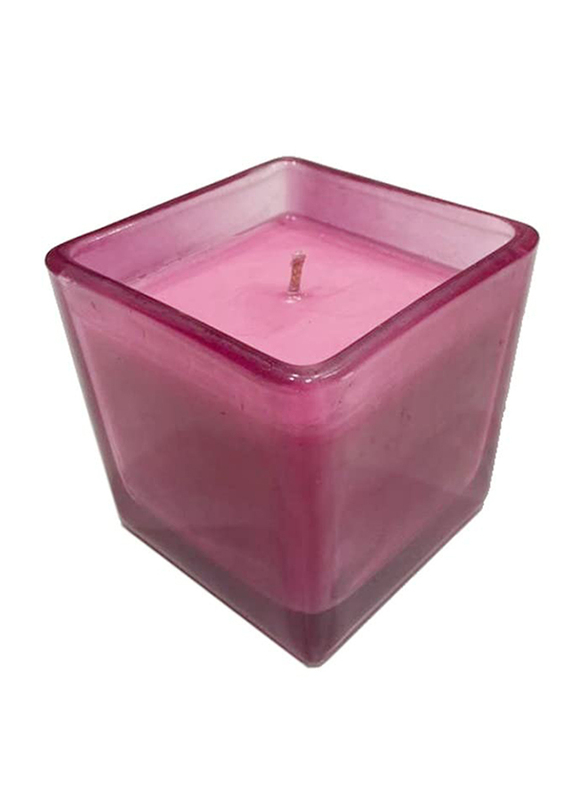 

BYFT Square Jar Candle Rose Scent