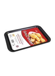 Betty Crocker 42cm Non-Stick Carbon Steel Rectangular Cookie Sheet, BC1001, Black