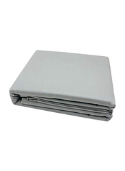 BYFT Orchard 100% Cotton Bedlinen Set, 1 Flat Bed Sheet + 2 Pillow Case + 1 Duvet Cover, King, Grey