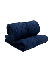 BYFT 2-Piece Home Essential Hand Towel Set, 40 x 70cm, Navy Blue