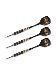 Harrows 3-Piece Voodoo Dart Set, 23gm, B104, Black/Gold