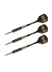Harrows 3-Piece Voodoo Dart Set, 25gm, B104, Black/Gold