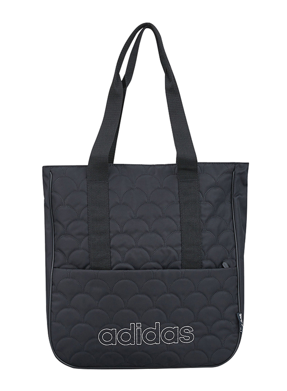 

Adidas Polyester Tailored Quilted Tote Bag for Women, GE1213, Black