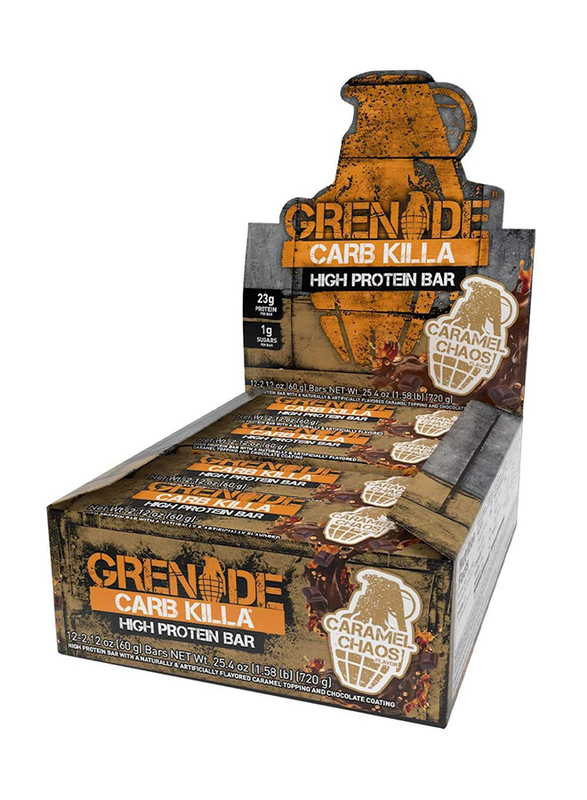 

Grenade Caramel Chaos High Protein Bar Box, 12 x 60g