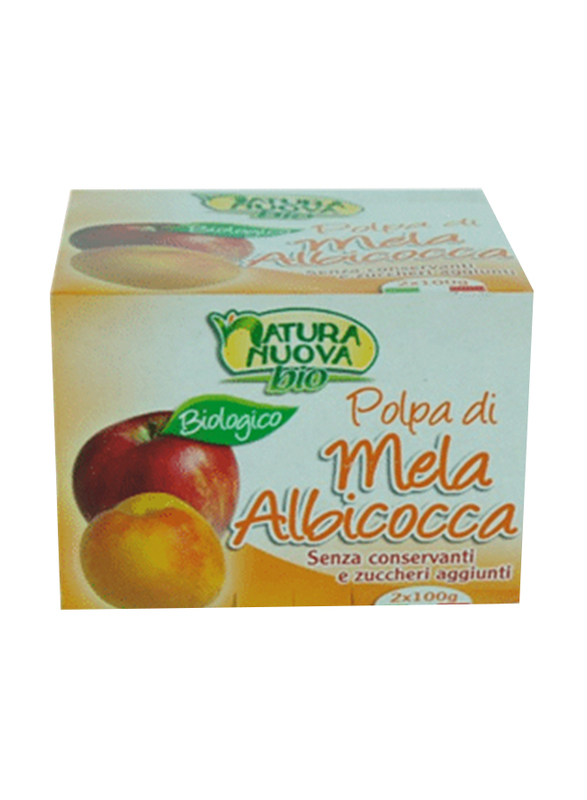 

Natura Nuova Organic Apple & Apricot Baby Puree, 2 Piece x 100g