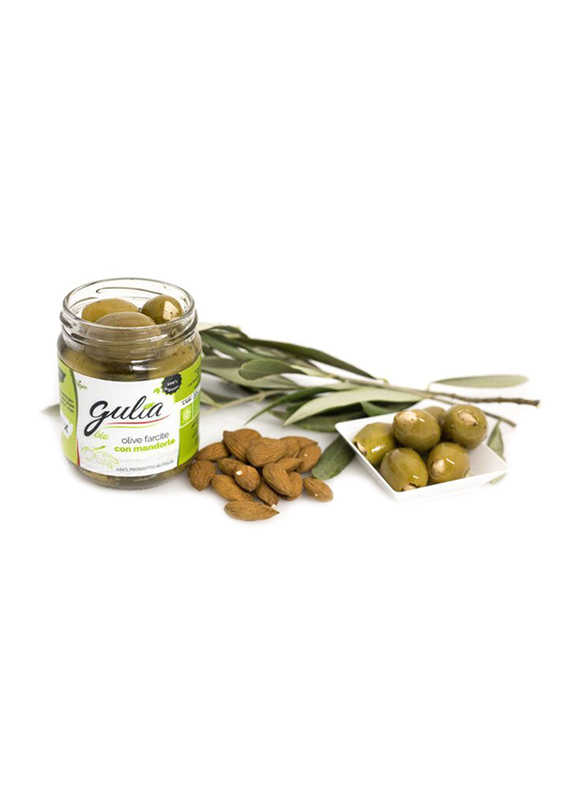 

Gulia Organic Olives Stuffed with Almond in Oil, 190g