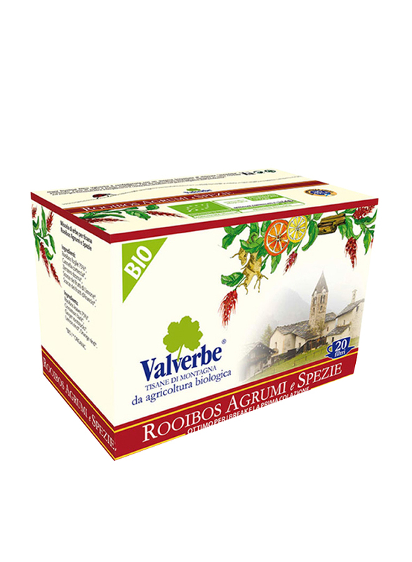 

Valverbe Organic Rooibos Citrus Spices Tea, 30g