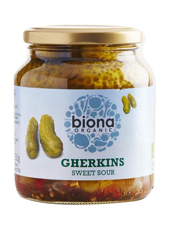 

Biona Organic Gherkins Sweet Sour, 350g