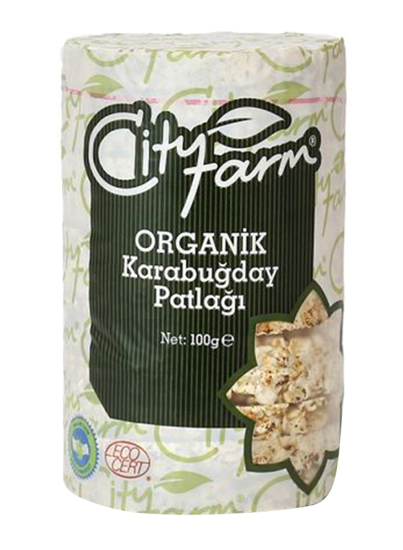 

City Farm Organic Buck Wheat Puffed Snacks, 100g