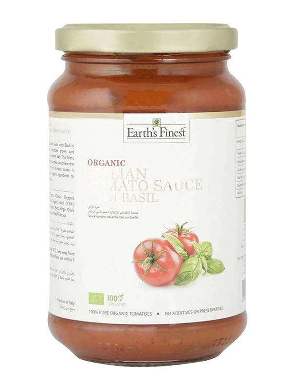 

Earth's Finest Organic Italian Classic Tomato Sauce with Basil, 340g