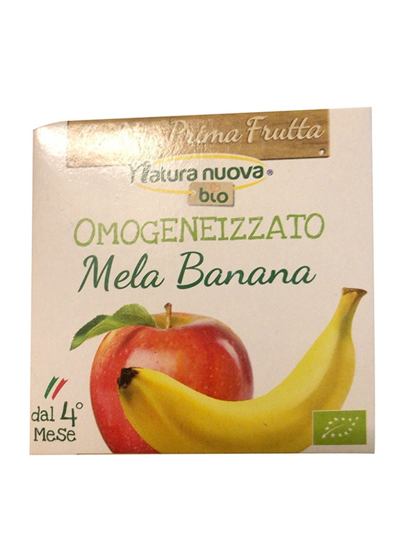 

Natura Nuova Organic Homogenized Apple Banana Puree, 200g