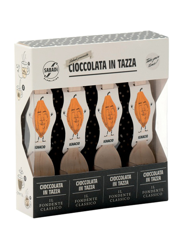 

Sabadi Classic Dark Hot Chocolate Set, 4 x 35g