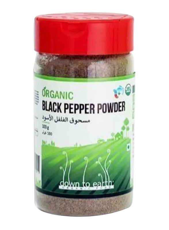 

Down to Earth Organic Black Pepper Powder, 100g