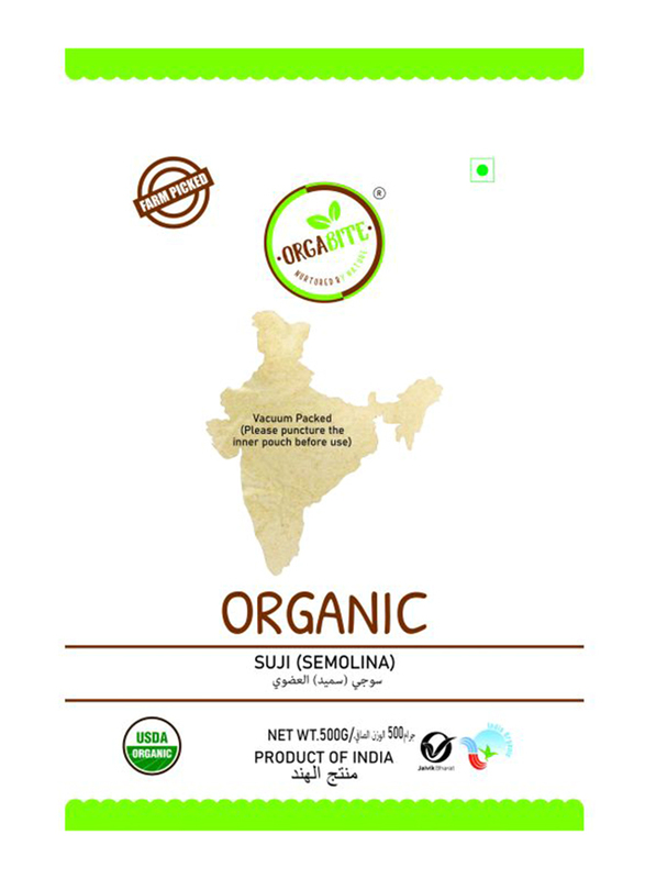 

Orgabite Organic Semolina, 500g