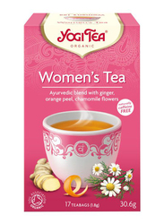Yogi Tea Women's Balance Ayurvedic Blend with Ginger, Orange Peel, Chamomile Flowers Flavoured Tea Bags, 17 Pieces