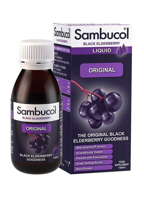 

Sambucol Black Elderberry Original Liquid, 120ml